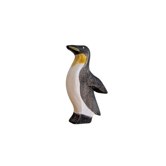 Emperor Penguin Stretching ~ Wooden Toy
