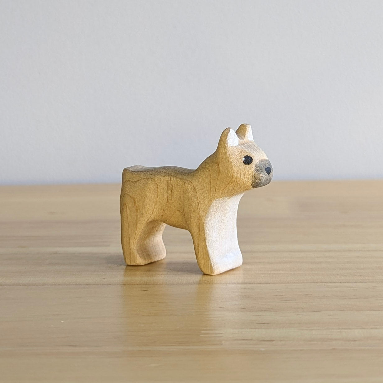 French Bulldog Wooden Toy