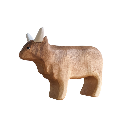Highland Cow Wooden Toy