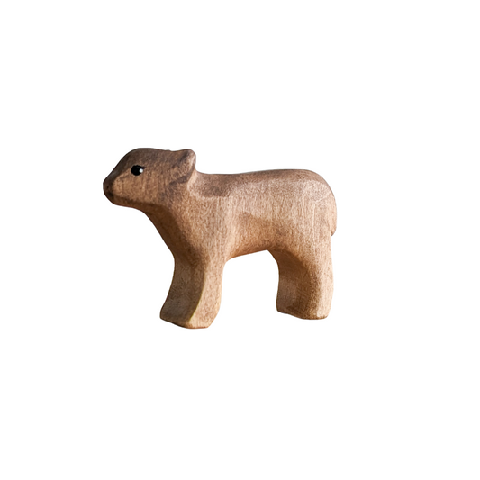 Highland Cow Calf Wooden Toy