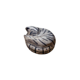 Cat Sleeping Wooden Toy - Various Colours