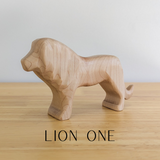 Lion - Beautiful Wood Grain