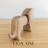 Lion - Beautiful Wood Grain