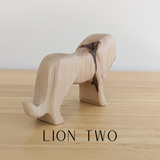 Lion - Beautiful Wood Grain
