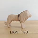 Lion - Beautiful Wood Grain