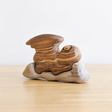 Sleeping Angel Sculpture - Sassafras Wood