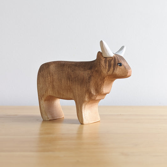 Highland Cow Wooden Toy