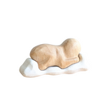 Sleeping Angel Sculpture - Jacaranda Wood
