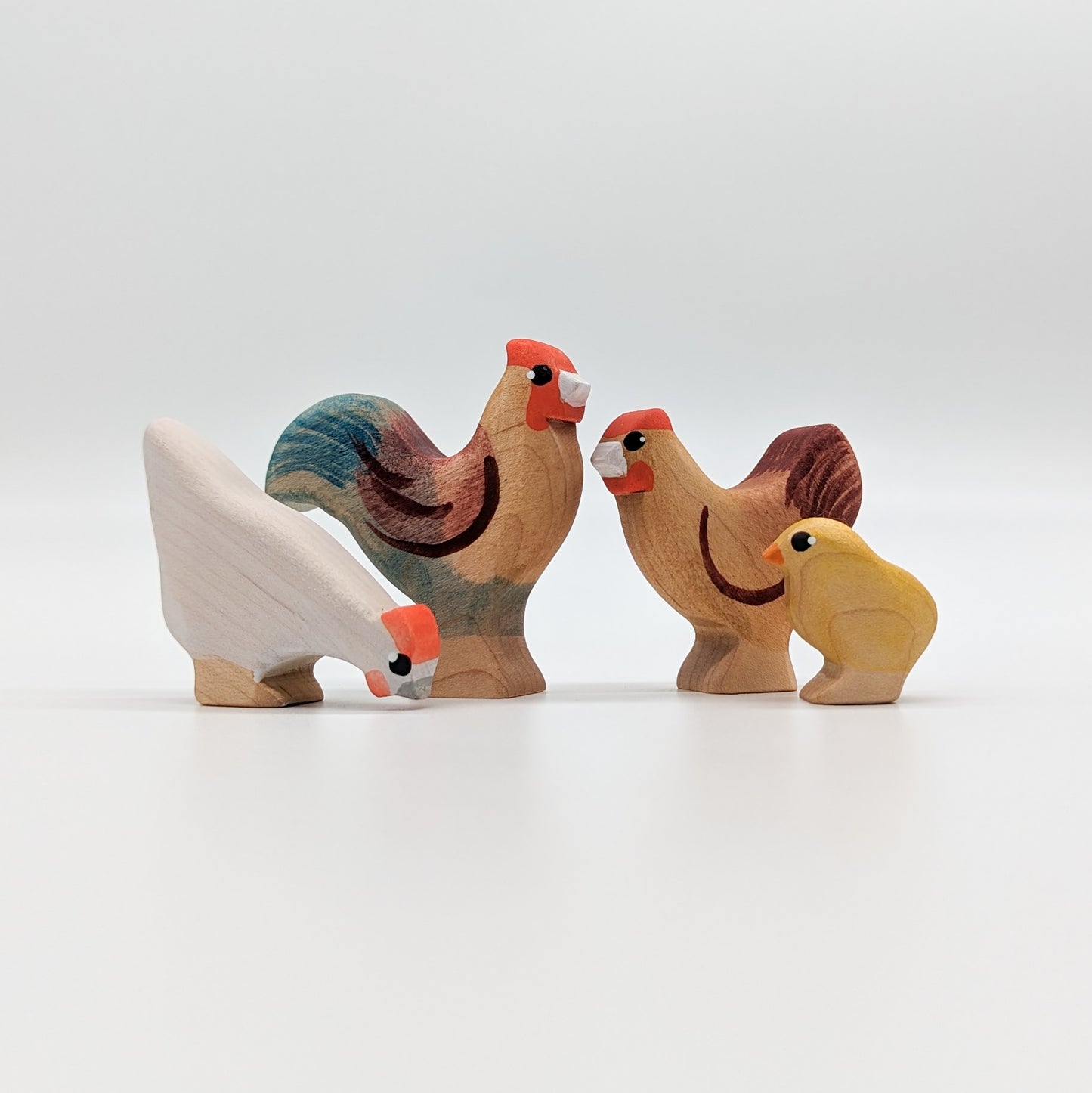 Chicken Standing Wooden Toy