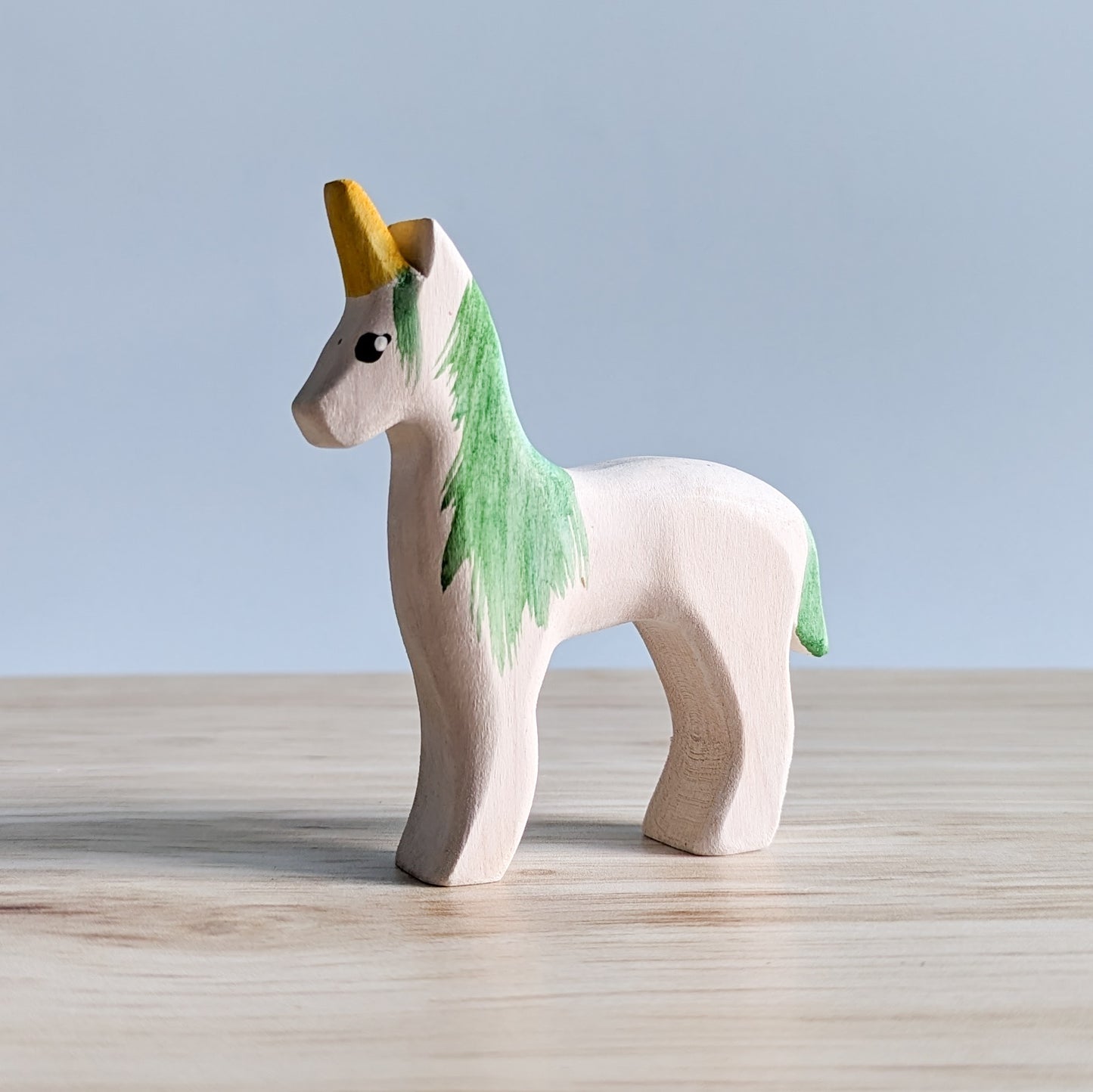 Unicorn Foal Wooden Toy