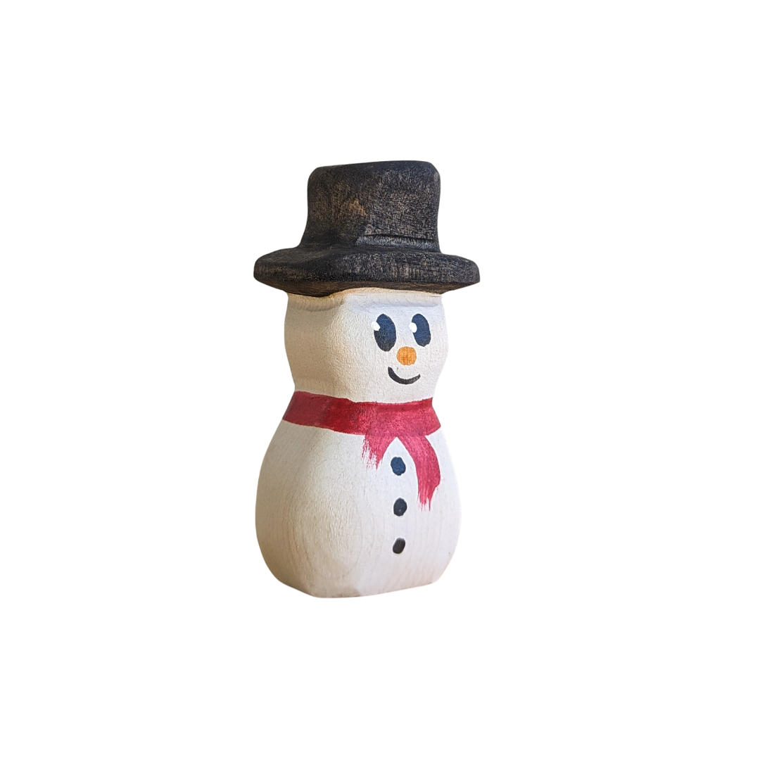 Snow Person Wooden Toy