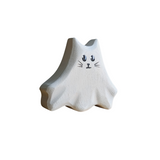 Ghost Kitty - Halloween Cat Wooden Toy