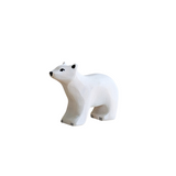 Polar Bear Cub Wooden Toy