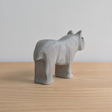 Rhinoceros Calf Wooden Toy