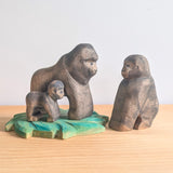 Gorilla Family Set Wooden Toy