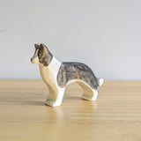 Border Collie Dog Wooden Toy