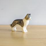 Border Collie Dog Wooden Toy