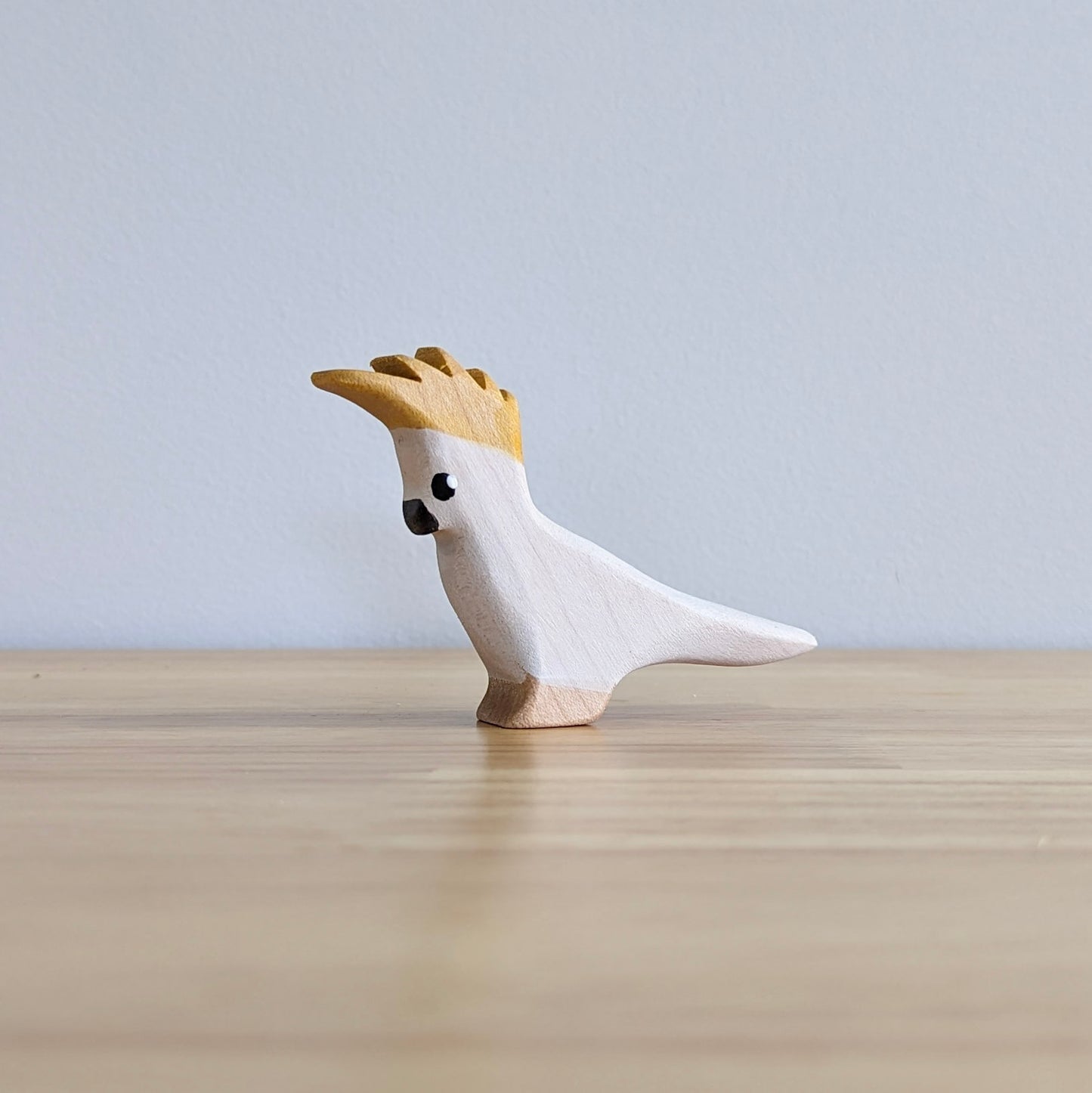 Sulphur Crested Cockatoo Wooden Toy