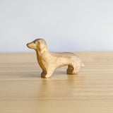 Dachshund Dog Wooden Toy