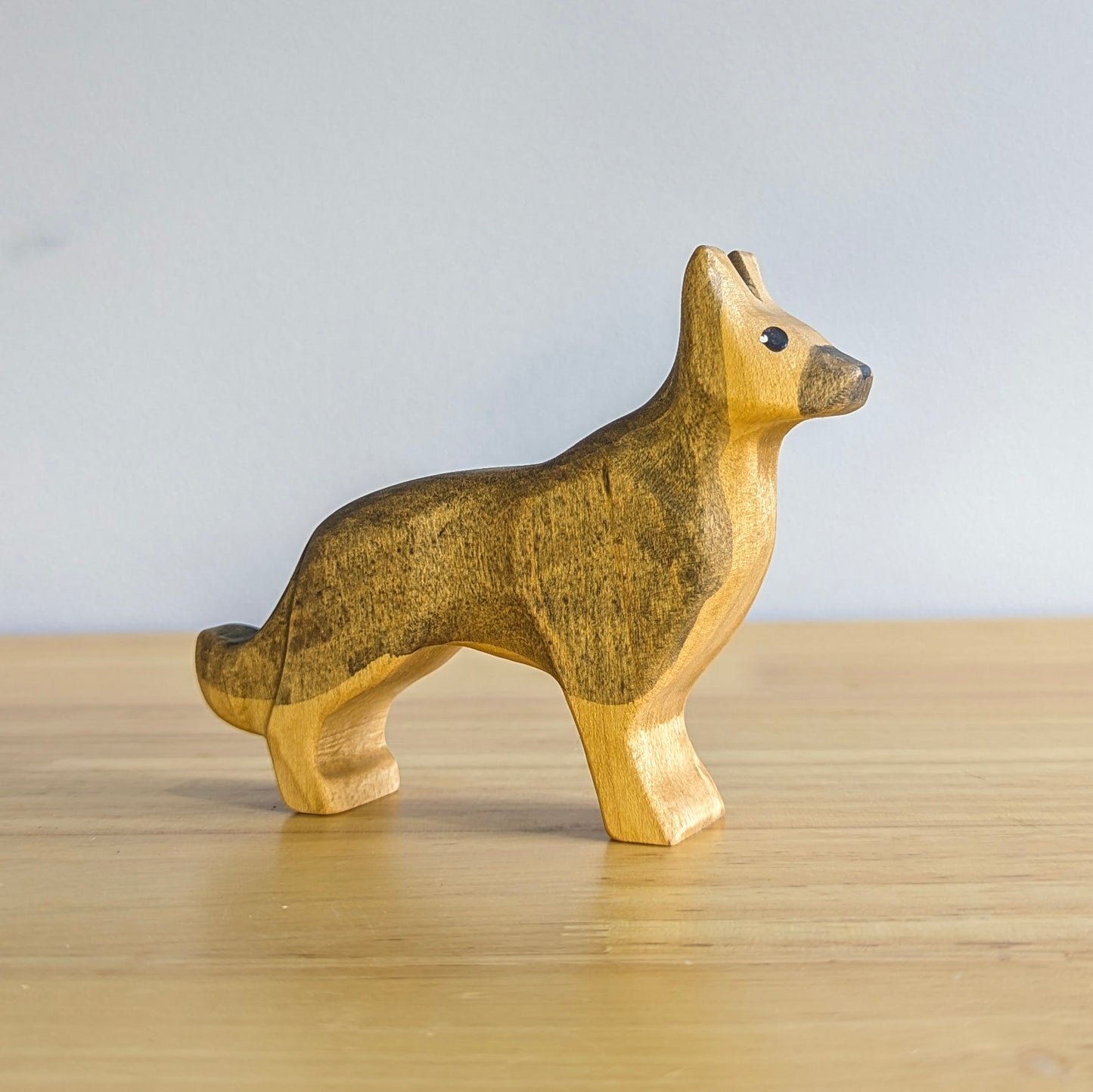 German Shepherd Dog Wooden Toy