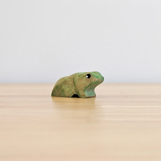 Green Tree Frog Wooden Toy