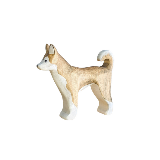 Husky Dog Wooden Toy