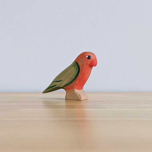 King Parrot Male Wooden Toy