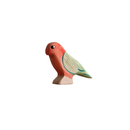King Parrot Male Wooden Toy