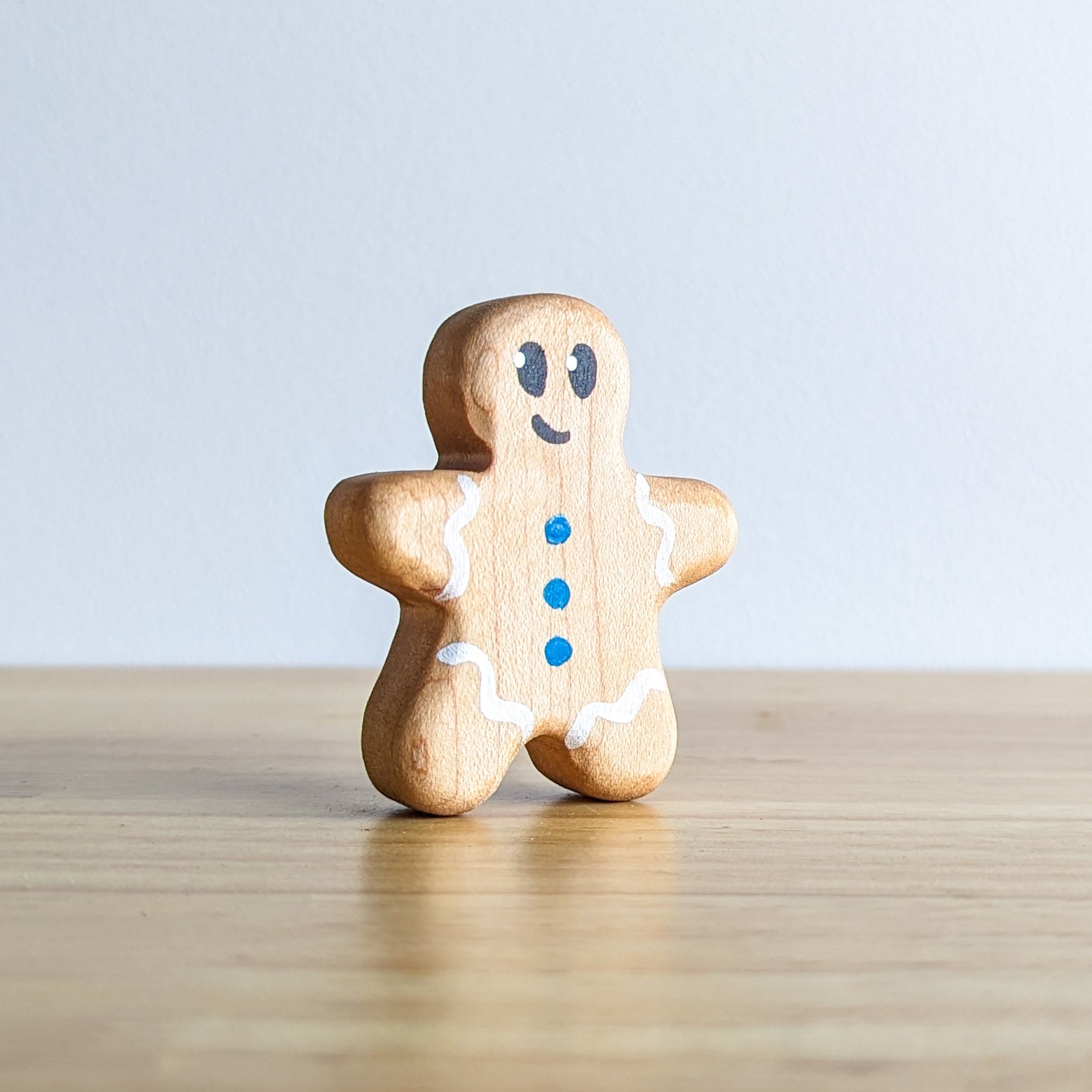 Gingerbread Man Wooden Toy