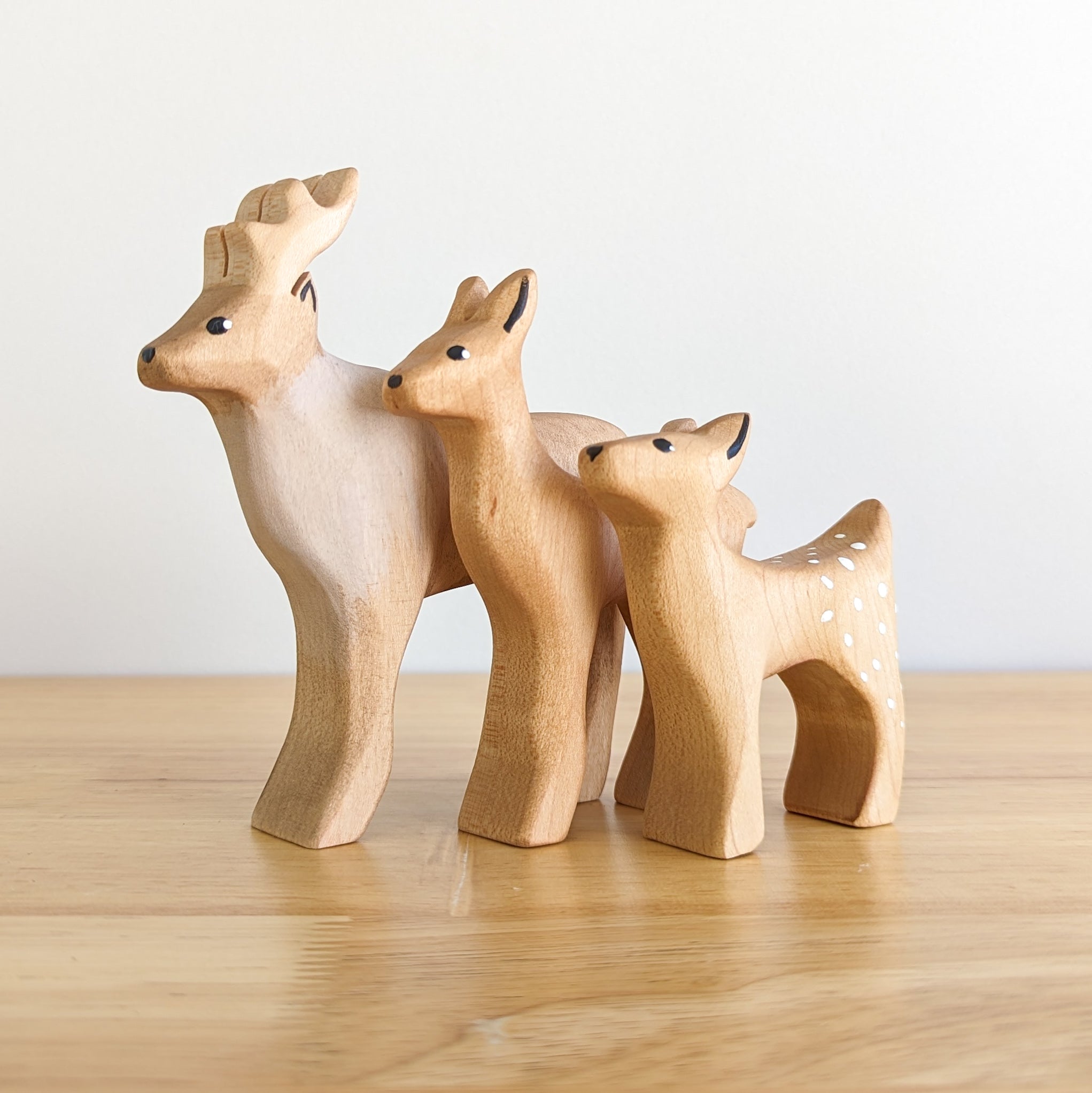 Wooden reindeer sale toy