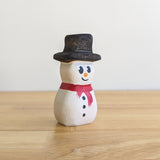 Snow Person Wooden Toy