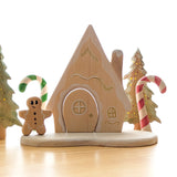 Gingerbread House Wooden Toy