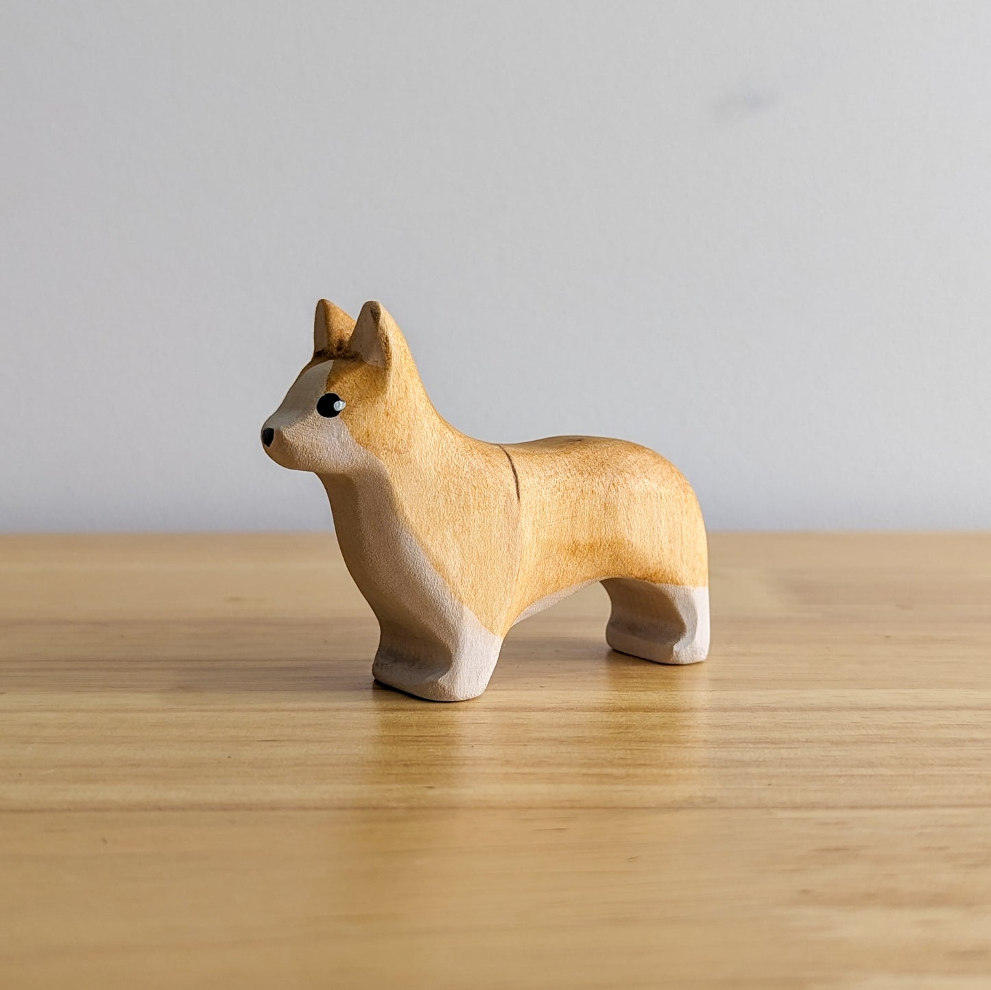 Corgi Dog Wooden Toy