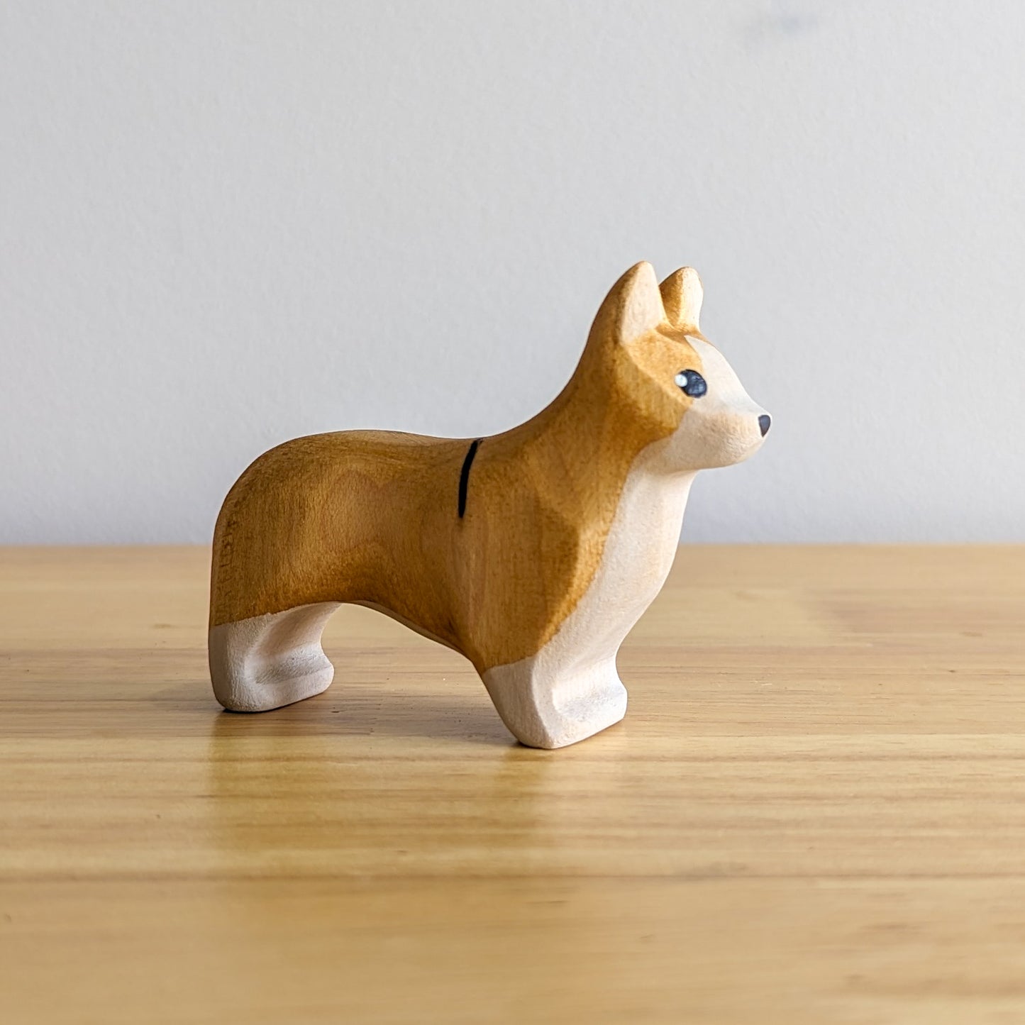 Corgi Dog Wooden Toy