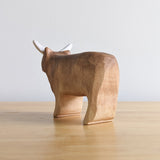 Highland Cow Wooden Toy