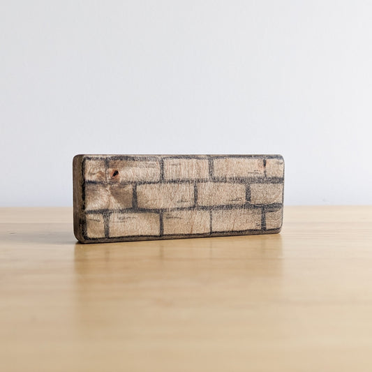 Stone Wall Wooden Toy
