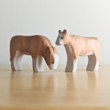 Cow Wooden Toy - One Off Colourings