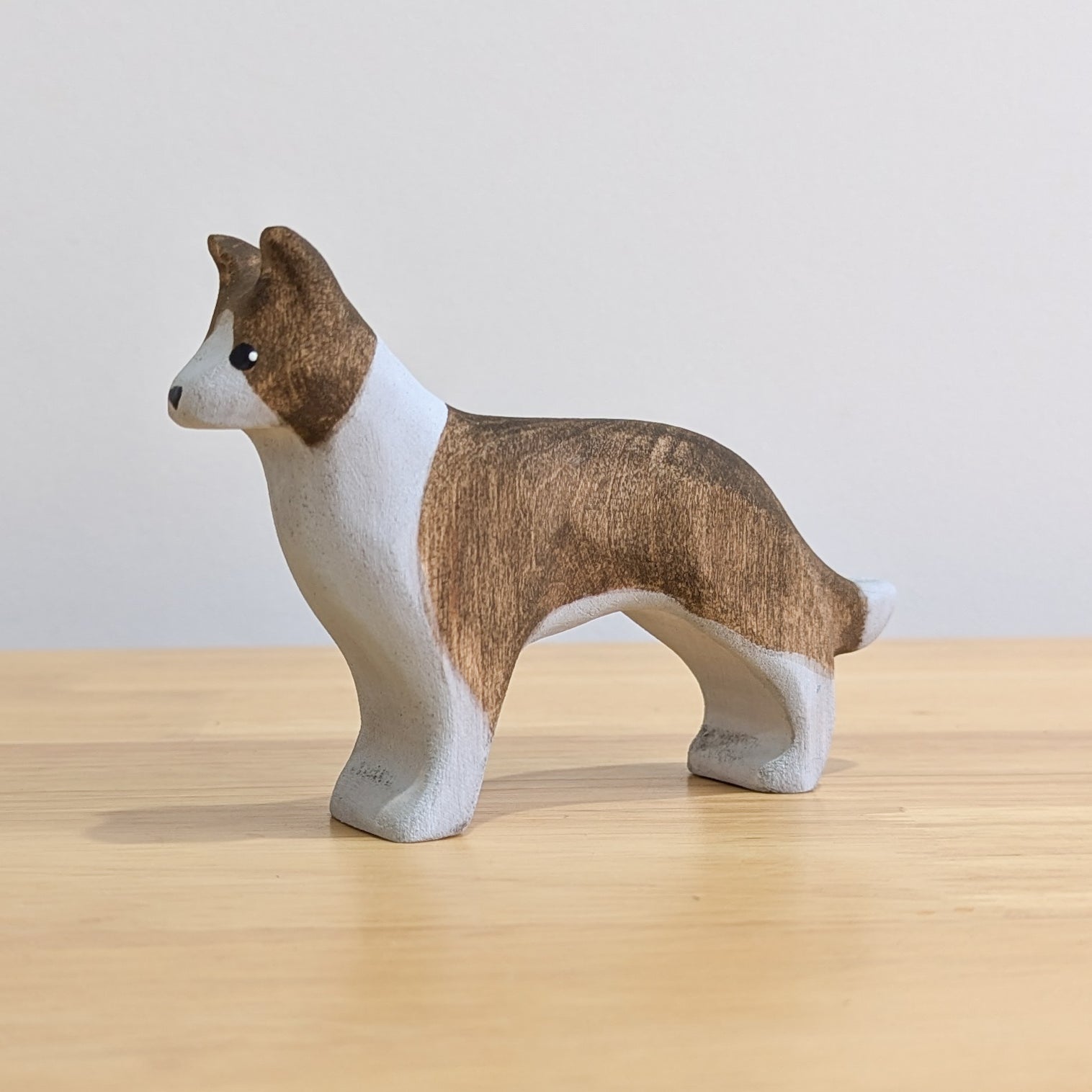 Border Collie Dog Wooden Toy