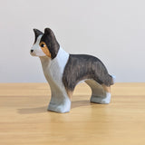 Border Collie Dog Wooden Toy