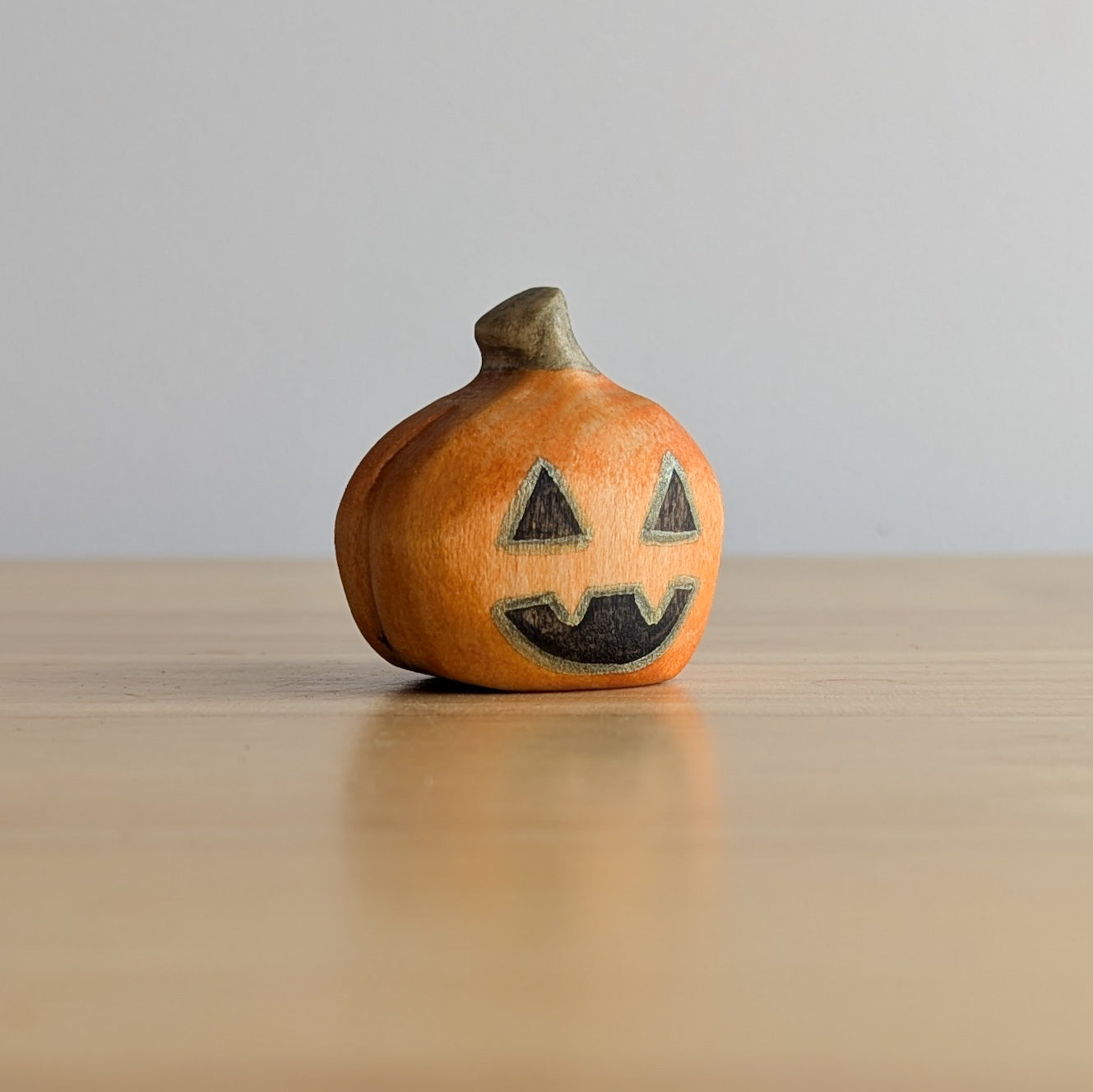 Jack-O- Lantern Wooden Toy