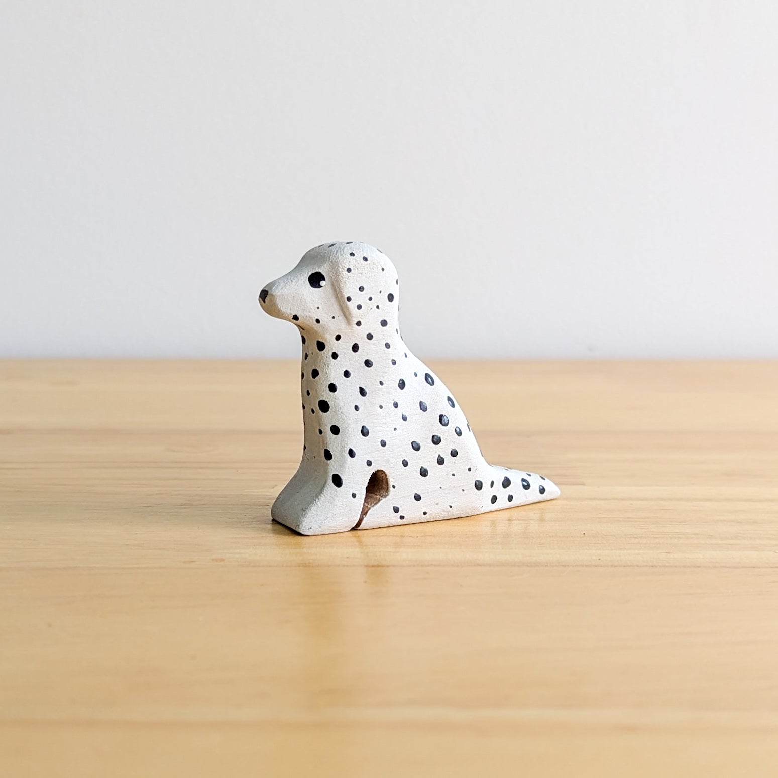 Puppy Sitting Wooden Toy