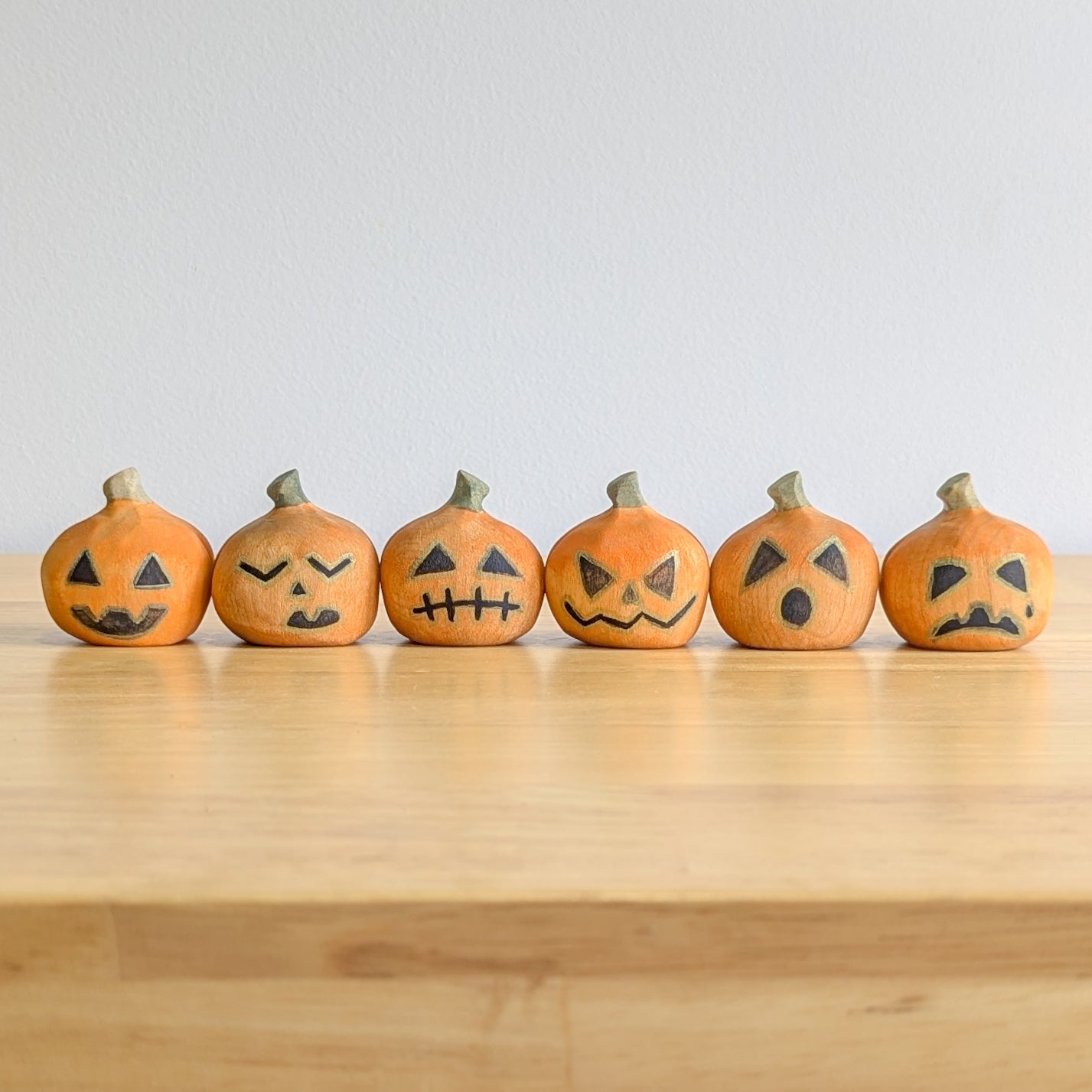 Jack-O- Lantern Wooden Toy