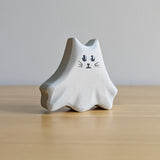 Ghost Kitty - Halloween Cat Wooden Toy