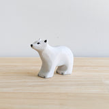 Polar Bear Cub Wooden Toy