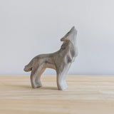 Wolf Howling Wooden Toy