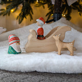 Santa's Sleigh Wooden Toy