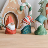 Peppermint Gnome  Wooden Toy