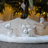 Snow Kangaroo - White Boomers - Wooden Toy