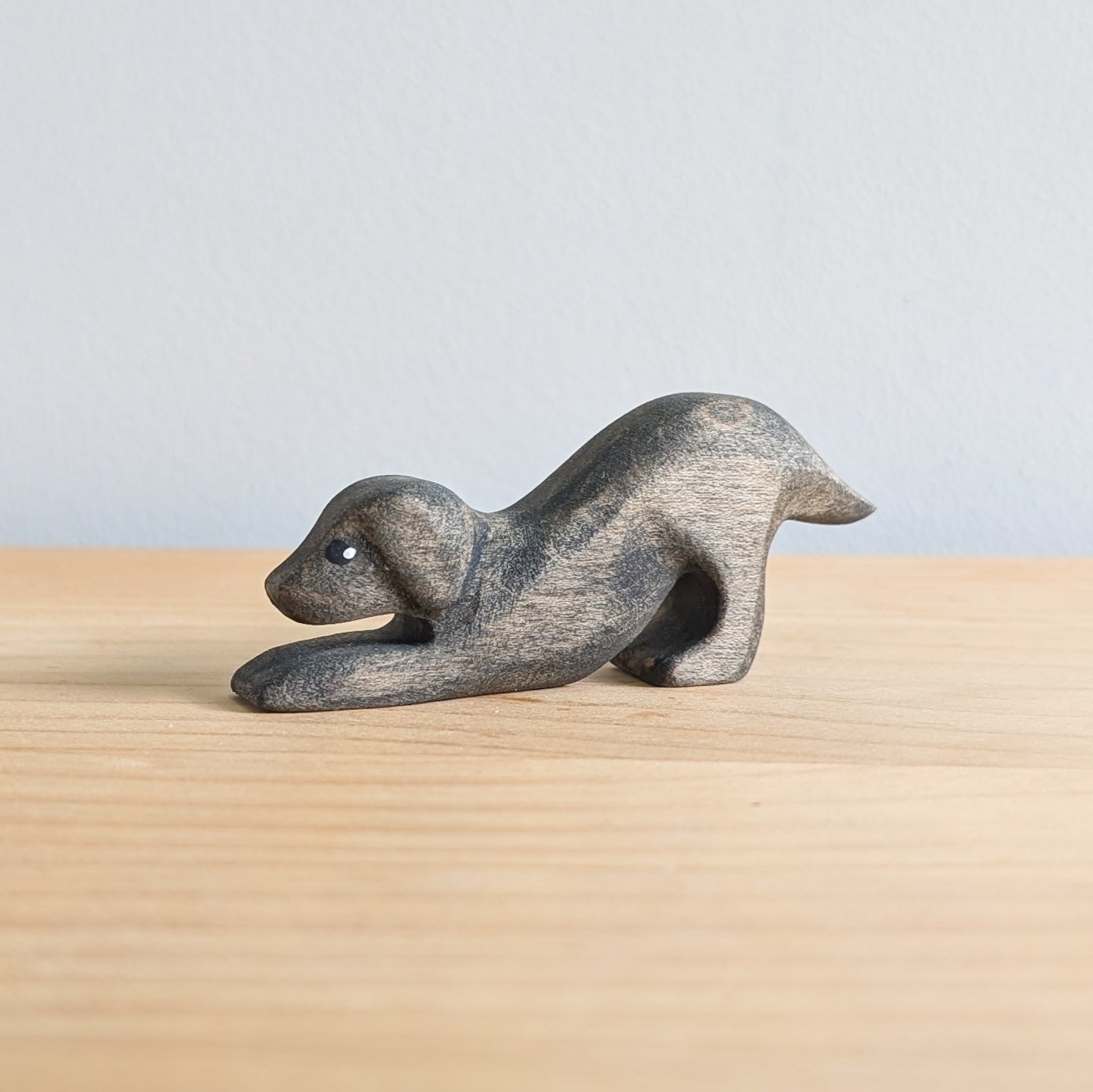 Puppy Playing Wooden Toy