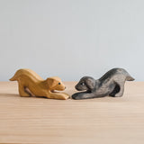 Puppy Playing Wooden Toy